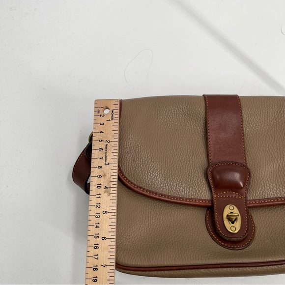 Coach VTG (80’s?) Leather Trimmed Brown Shoulder Bag - Picture 15 of 16